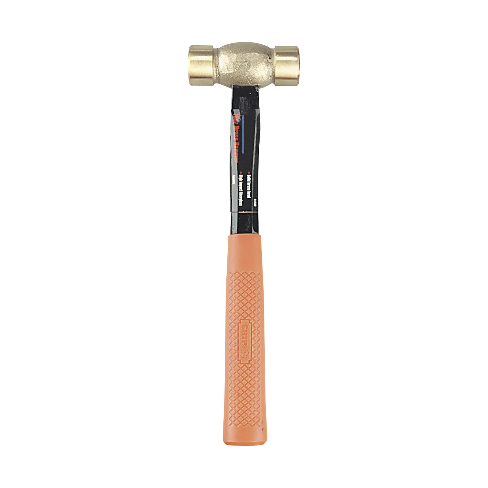 Grip On Brass Hammer — 16 oz.